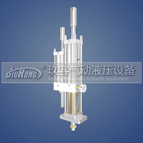 JRD預壓及增壓行程可調氣液增壓缸3d圖