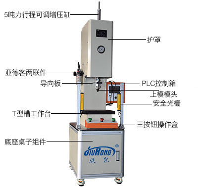 5噸半弓型氣液壓力機